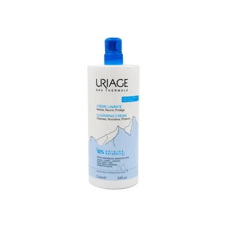 Uriage Cleansing Cream For Sensitive Skin Face And Body 1000ml