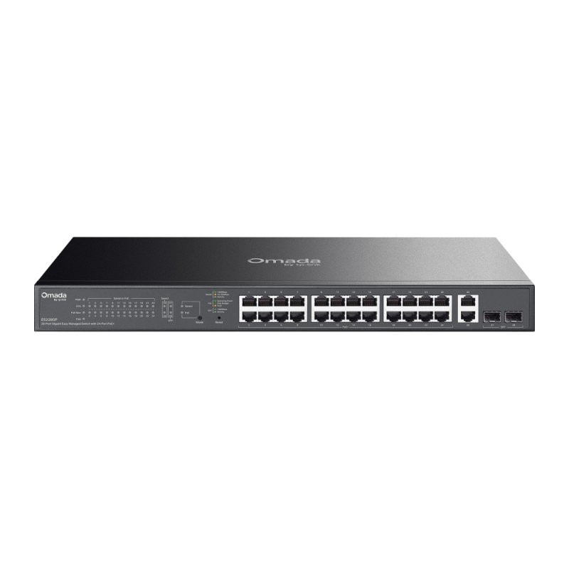 OMADA ES228GP commutateur réseau Géré L2 Gigabit Ethernet (10/100/1000) Connexion Ethernet, supportant