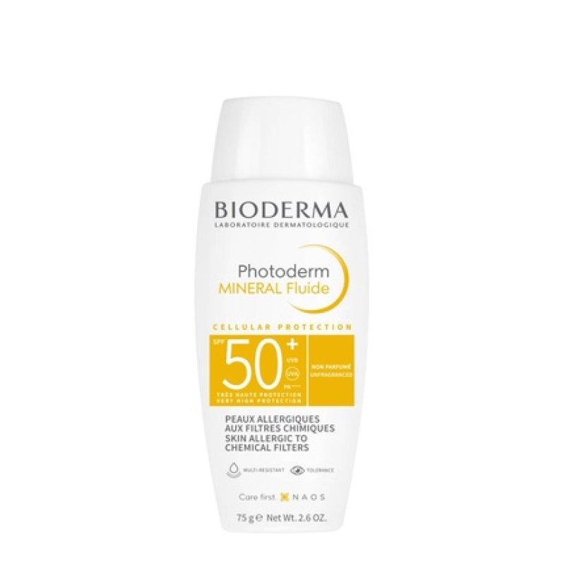 Bioderma Photoderm Mineral Fluid Spf50 75g High Protection Sunscreen