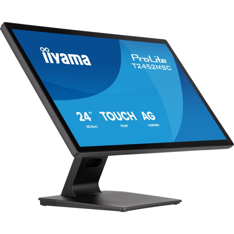 iiyama ProLite T2452MSC-B2AG computer monitor 61 cm (24") 1920 x 1080 pixels Full HD Touchscreen