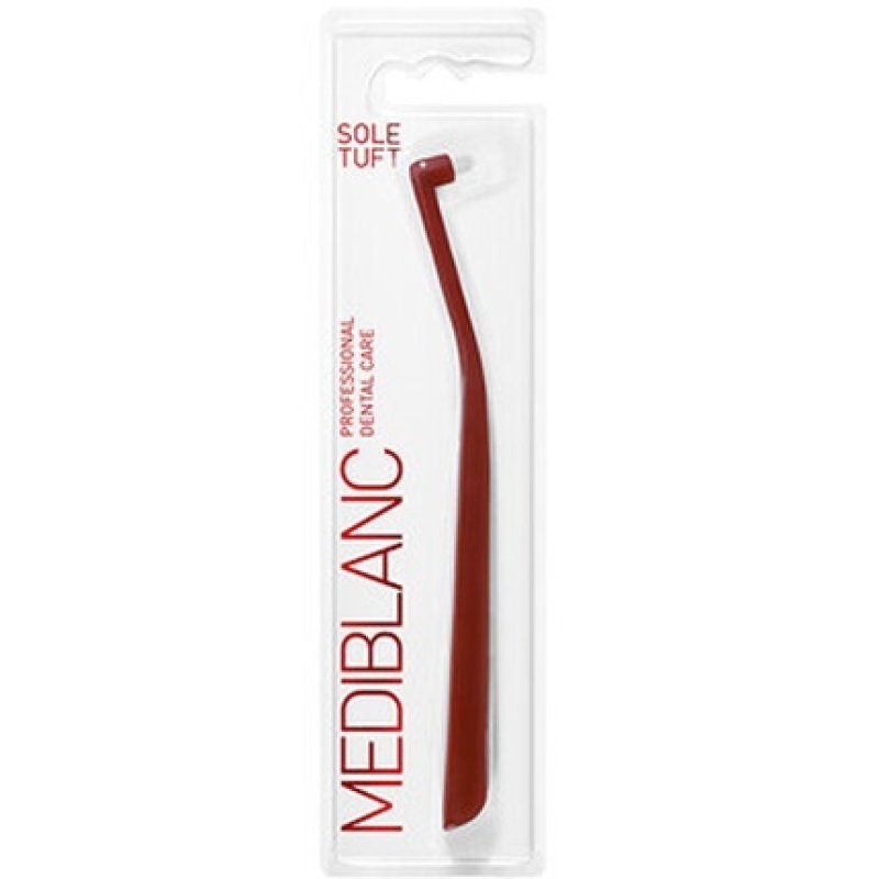 Mediblanc Singlehead Toothbrush Red 1 Piece