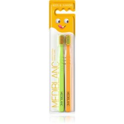 Mediblanc Kids Ultra Soft Greenorange Children's Toothbrush 2 Pcs