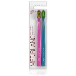 Mediblanc Ultra Soft Pinkblue Toothbrush 2 Pcs