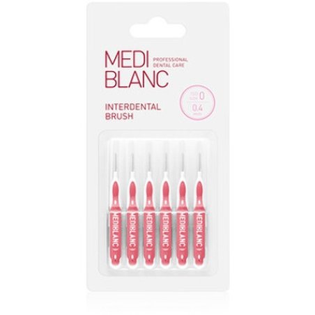 Mediblanc Interdental Brush Shape I 04 Mm Pink