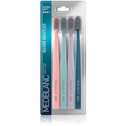 Mediblanc Toothbrush With Silver Bristles 4 Pieces