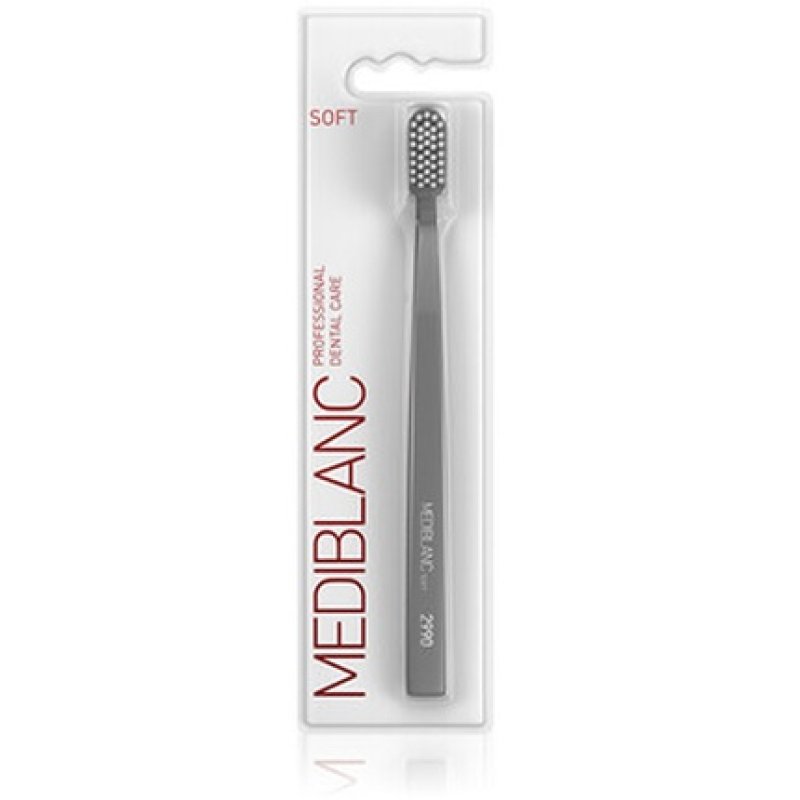Mediblanc Soft Gray Toothbrush 1 Piece