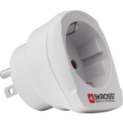 § $ Skross Country Travel Adapter Europe to USA