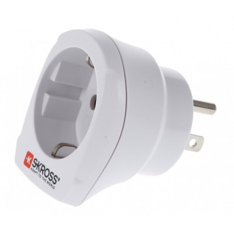 § $ Skross Country Travel Adapter Europe to USA