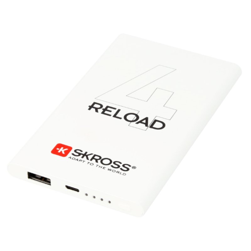 Skross Reload 4 Lithium 4000 mAh Blanc
