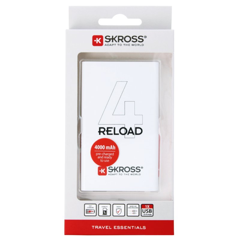 Skross Reload 4 Lithium 4000 mAh White