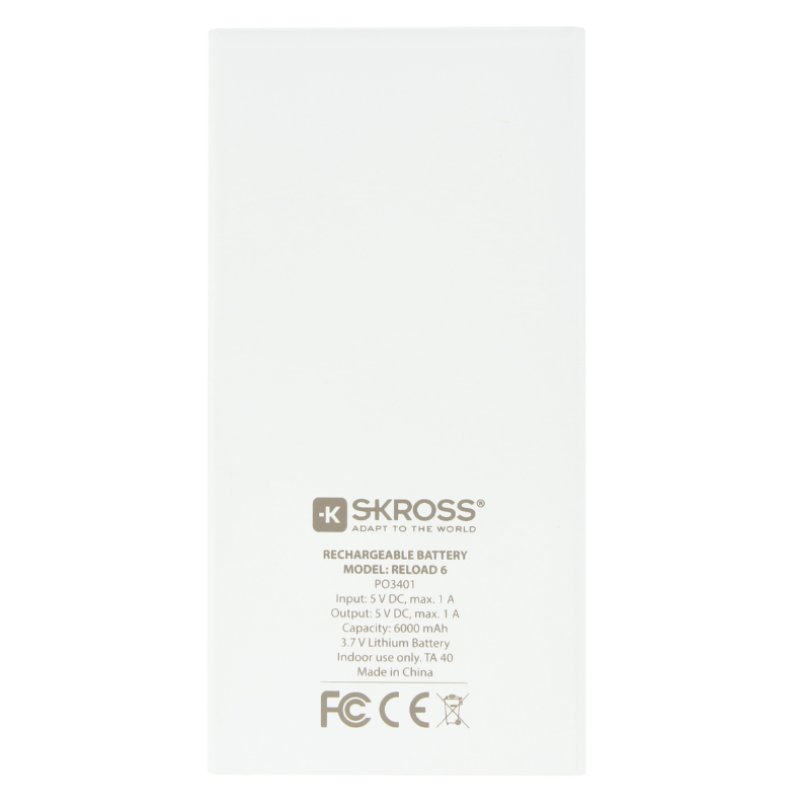 Skross Reload 6 Lithium 6000 mAh White