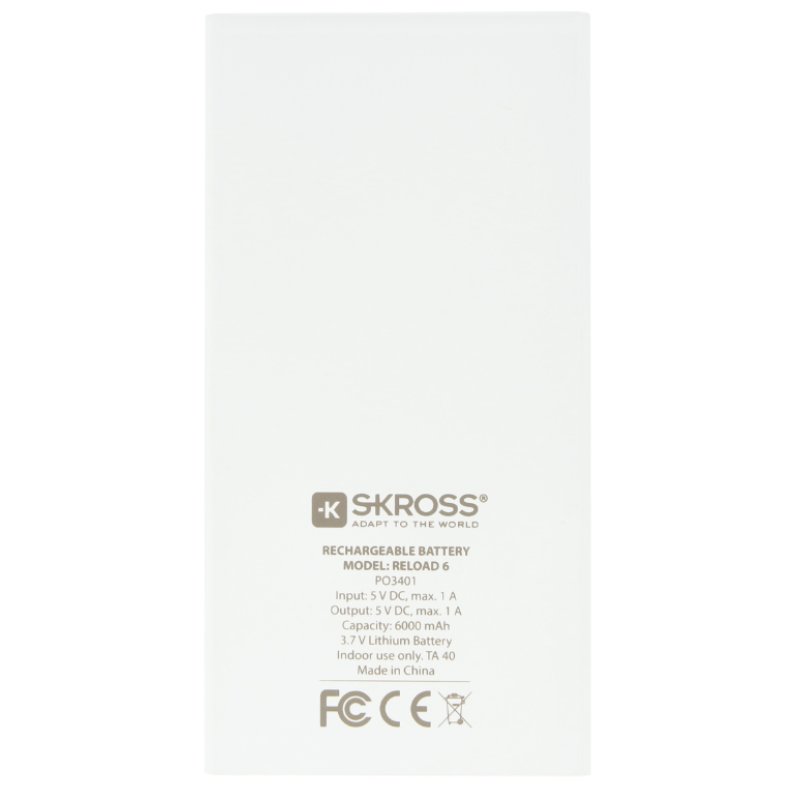 Skross Reload 6 Lithium 6000 mAh White