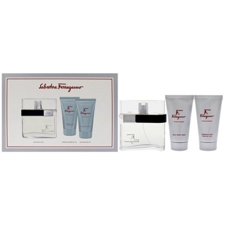 Salvatore Ferragamo F By Ferragamo Pour Homme Eau De Toilette 100 Ml With Shower Gel 75 Ml And After Shave Balm 75 Ml