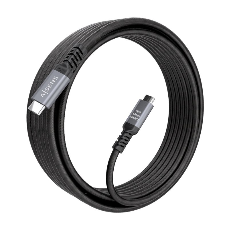 AISENS A107-0991 USB cable USB 3.2 Gen 1 (3.1 Gen 1) 7 m USB C Black