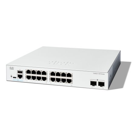 Cisco Catalyst C1200-16T-2G-RF network switch Managed L2 Gigabit Ethernet (10/100/1000) White