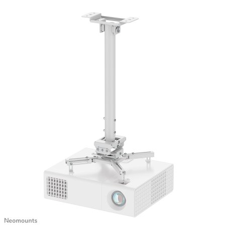 Neomounts CL25-540WH1 Support de plafond pour vidéoprojecteur - h60.5-90.5 cm - installation facile - orientable