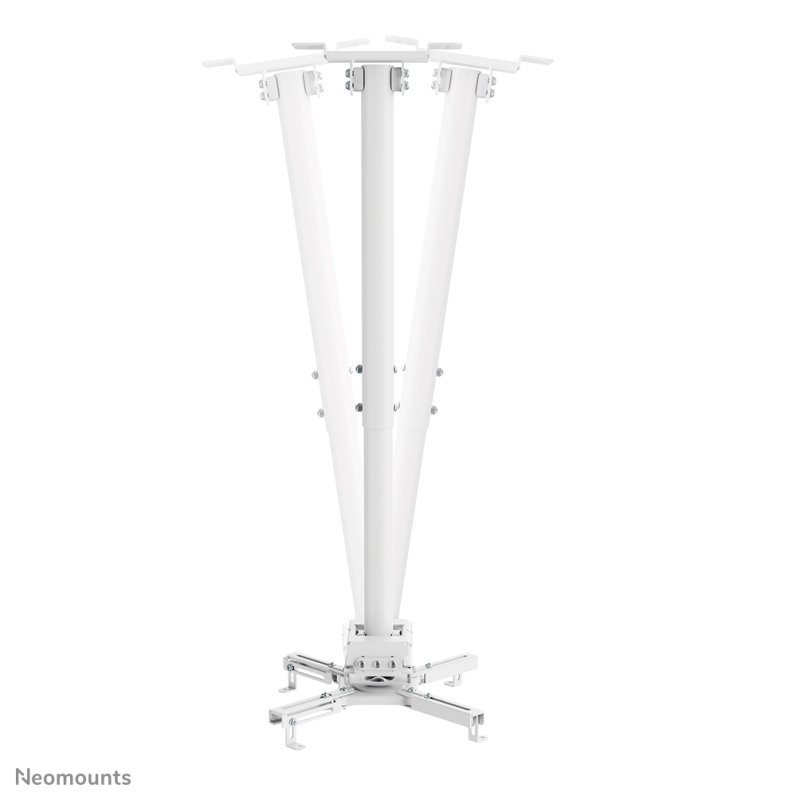 Neomounts CL25-540WH1 Support de plafond pour vidéoprojecteur - h60.5-90.5 cm - installation facile - orientable