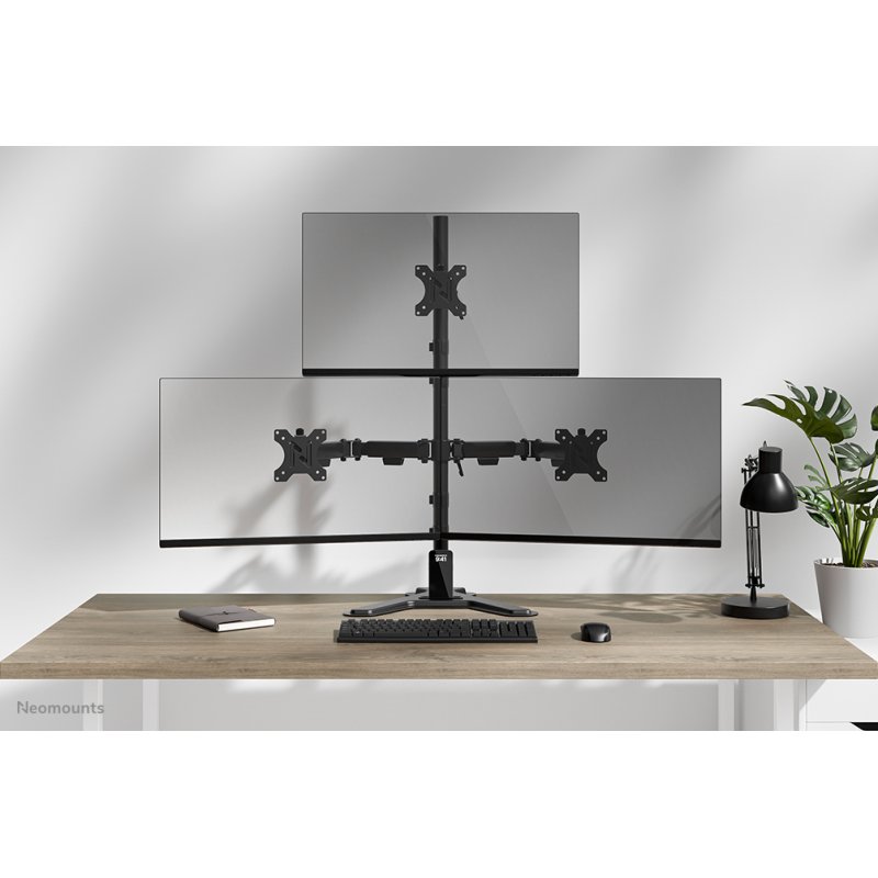 Neomounts DS45-600BL2-1 Triple monitor stand 10-32"