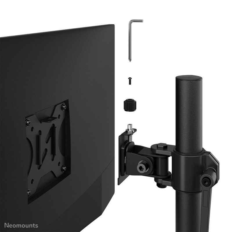 Neomounts DS45-600BL2V Support de moniteur double 10-32"