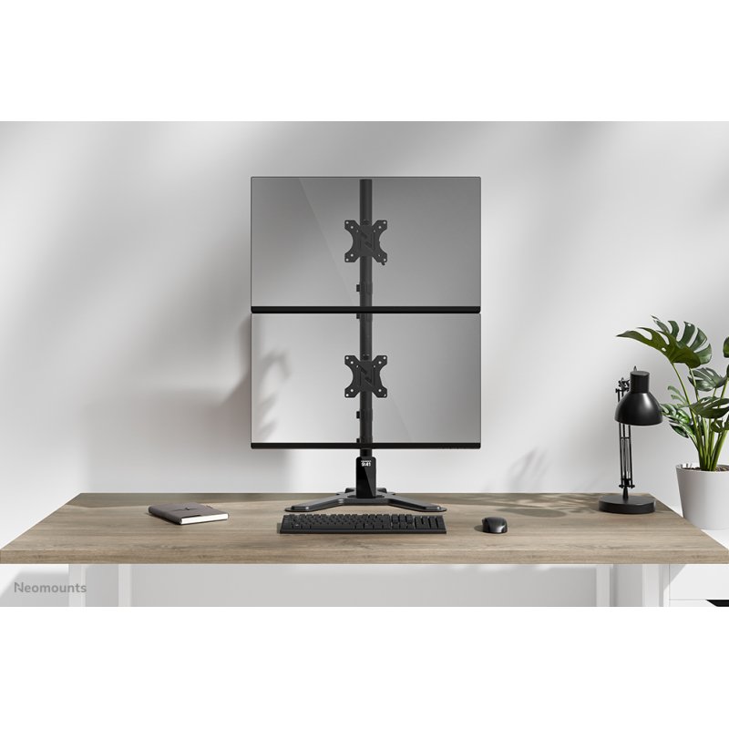 Neomounts DS45-600BL2V Support de moniteur double 10-32"