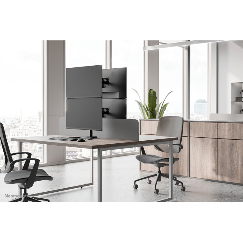 Neomounts DS45-600BL2V Dual monitor stan