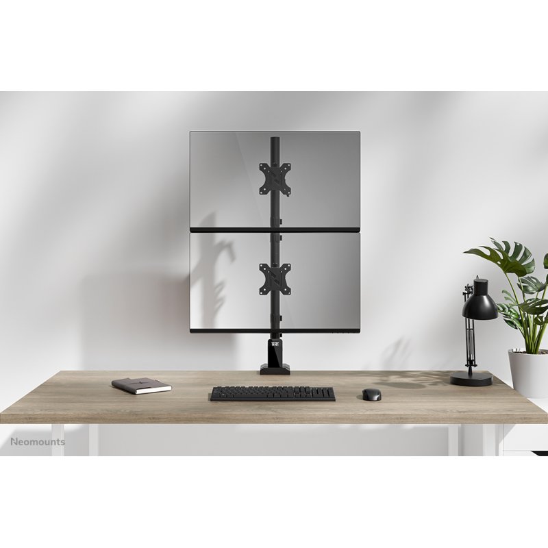 Neomounts DS60-600BL2V Bras de moniteur double 10-32"
