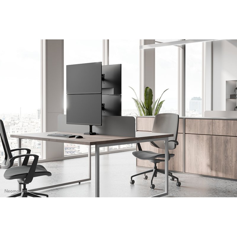 Neomounts DS60-600BL2V Bras de moniteur double 10-32"