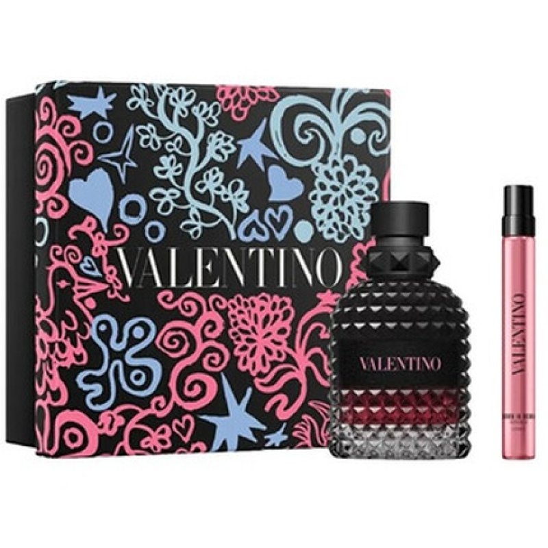 Valentino Uomo Born In Roma Intense Gift Set Edp 50 Ml And Miniature Edp 10 Ml