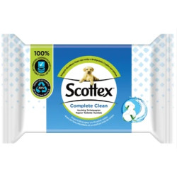Scottex Moist Toilet Paper Fresh Cotton Scent & Micellar Water 42 Pieces