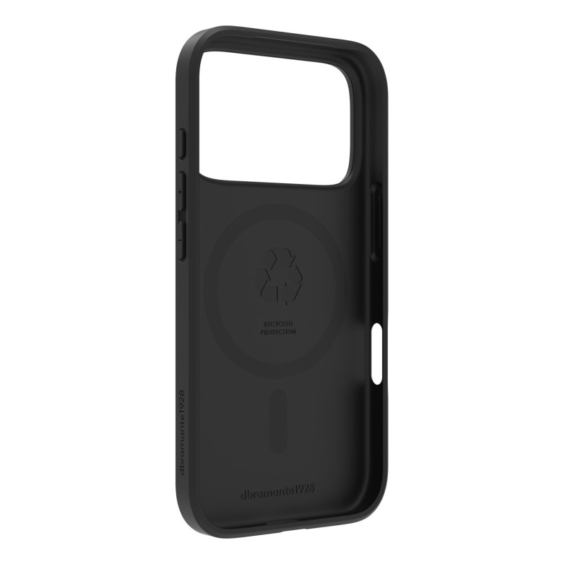 dbramante1928 Nuuk Pro MS - Hintere Abdeckung fr Mobiltelefon - Bulk - MagSafe-Kompatibilitt - Kunststoff - Schwarz -