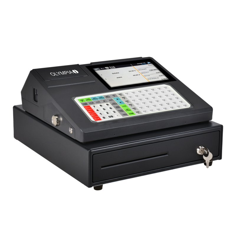 OLYMPIA Registrierkasse K200 Plus schwarz