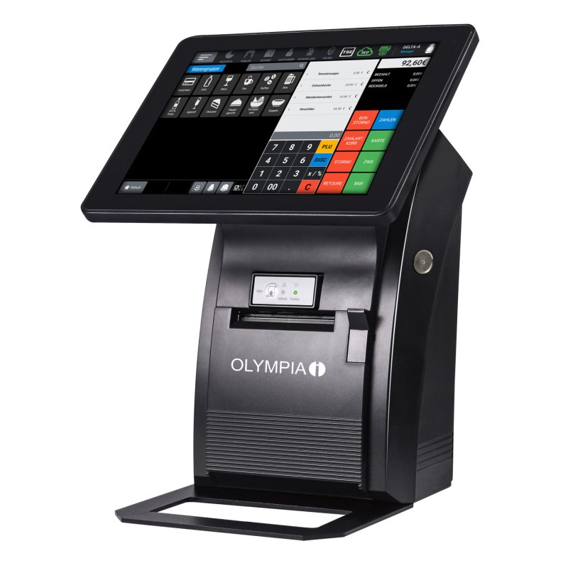 Olympia T210 Tout-en-un 25,4 cm (10") Écran tactile Noir
