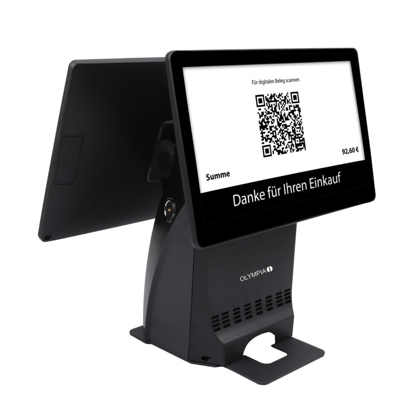 Olympia T215K All-in-One 38.1 cm (15") Touchscreen Black