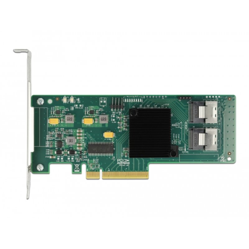 DeLOCK Carte 8 ports SATA PCI Express x8 avec câble de connexion