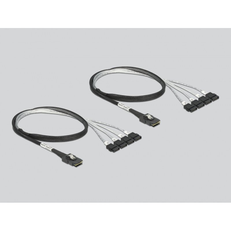 Delock 8 Port SATA PCI Express x8 Karte mit Anschlusskabel