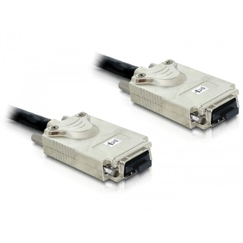 DeLOCK Cable Infiniband - Infiniband 1m SCSI cable Black