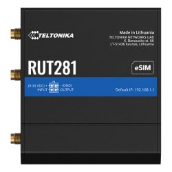 TELTONIKA RUT281 CAT4 LTE Router SIM und eSIM