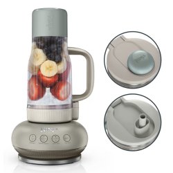 Ninja DB351EUST blender 0,71 L Mélangeur de table 1100 W Couleur de la pierre