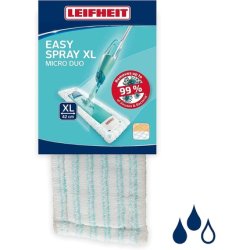 Leifheit Replacement Wiper Cover Clean for Easy Spray XL Mop 42cm Wide