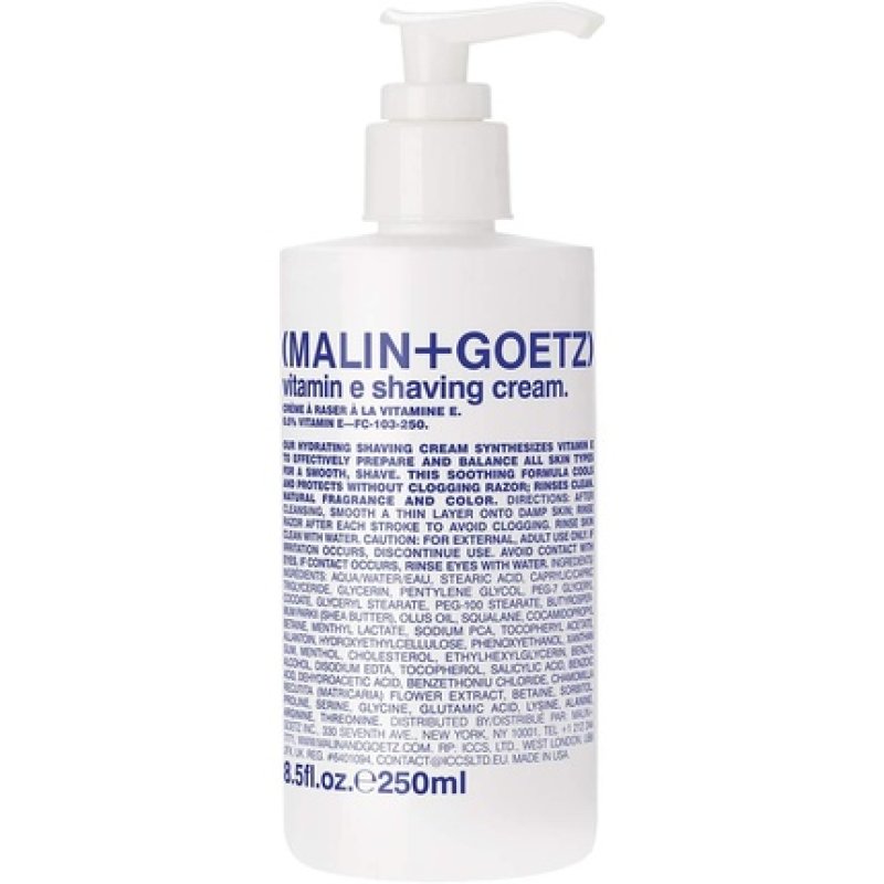 Malin Goetz Vitamin E Shaving Cream for Men 8.5oz
