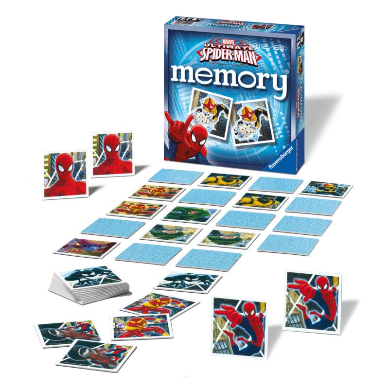 Marvel Ultimate Spiderman memory card game