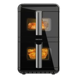 Cecotec Cecofry DuoLevel 12000 Window Double 12 L Autonome 2900 W Friteuse d’air chaud Noir