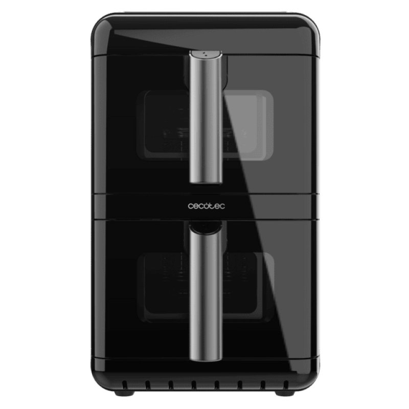 Cecotec Cecofry DuoLevel 12000 Window Double 12 L Autonome 2900 W Friteuse d’air chaud Noir