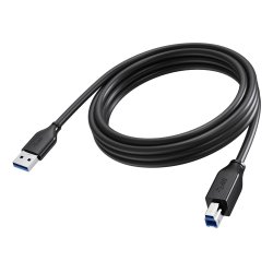 Vision TC 3MUSB3.0/BL USB cable USB 2.0 3 m USB A USB B 5 Gbit/s Black