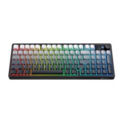 Onikuma MT902 2.4G Gaming Keyboard (Black and White Gradient)