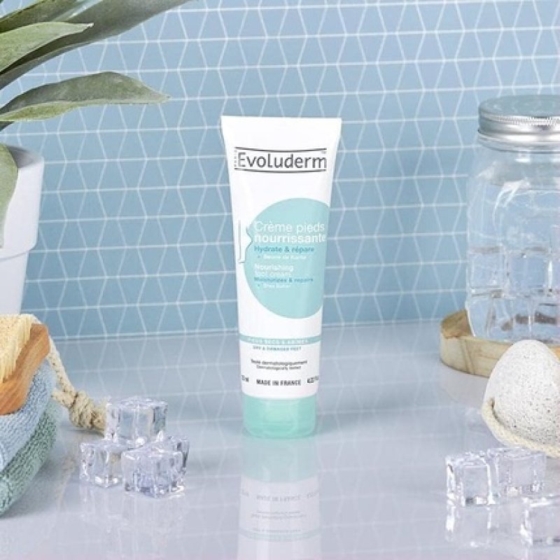 Evoluderm Nourishing Foot Cream 125ml Vegan Made in France