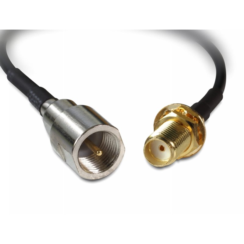 DeLOCK 88587 câble coaxial 0,2 m Noir