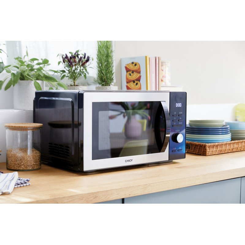Candy ESSENZA CMCA29EDLB/ST Acier inoxydable Micro-onde combiné Comptoir 29 L 1000 W