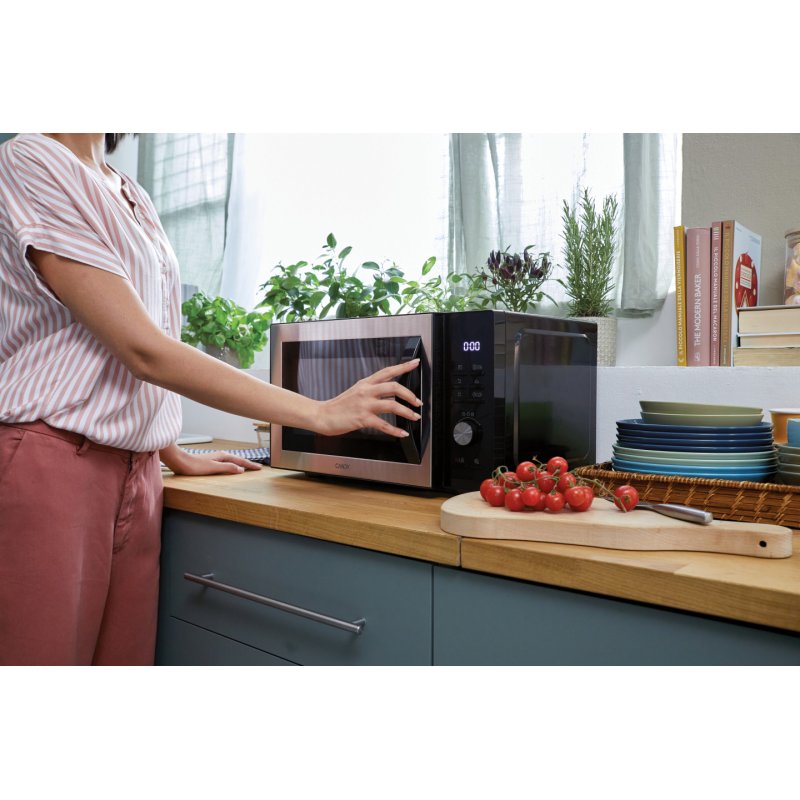 Candy ESSENZA CMCA29EDLB/ST Acier inoxydable Micro-onde combiné Comptoir 29 L 1000 W