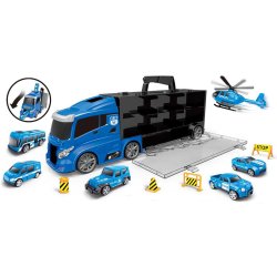 Contruck - Truck with rescue vehicles and signs, police (534653)